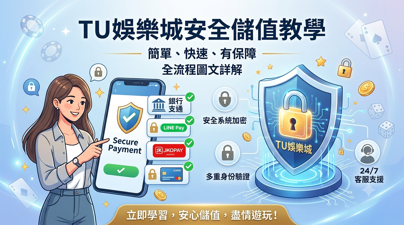 TU 娛樂城安全儲值教學